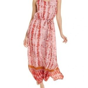 2/$30 Beachlunchlounge Maxi sleeveless dress.  Pink and red boho design.  Size S